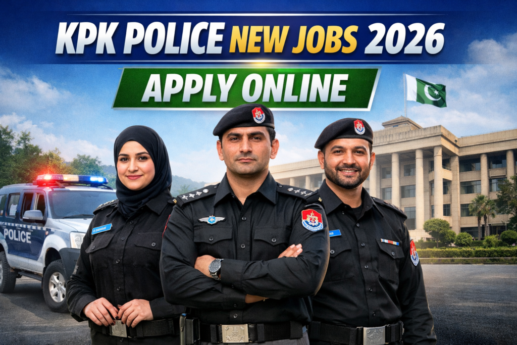 KPK Police New Jobs 2026 Apply Online