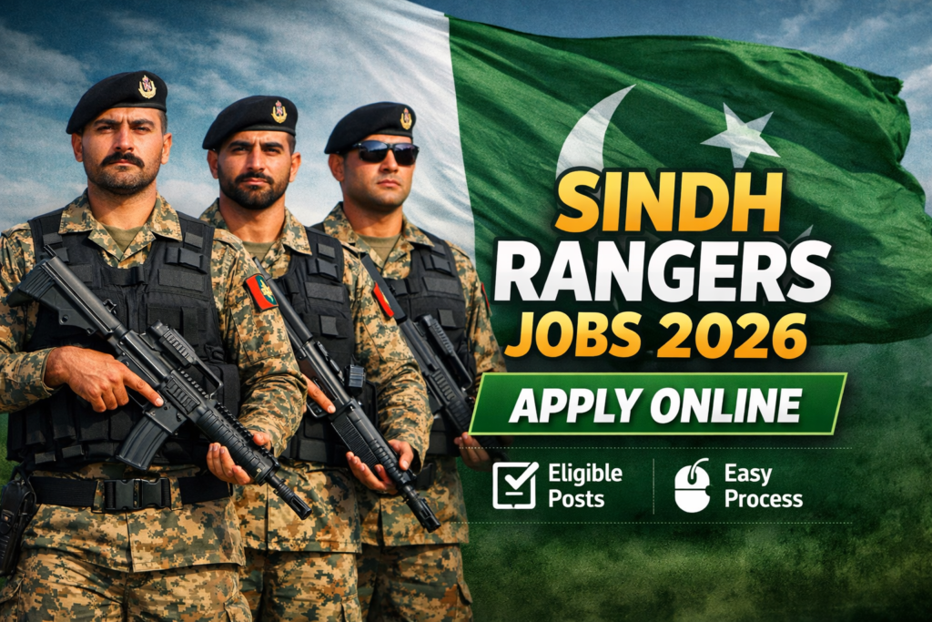 Sindh Ranger New Jobs 2026 Online Apply