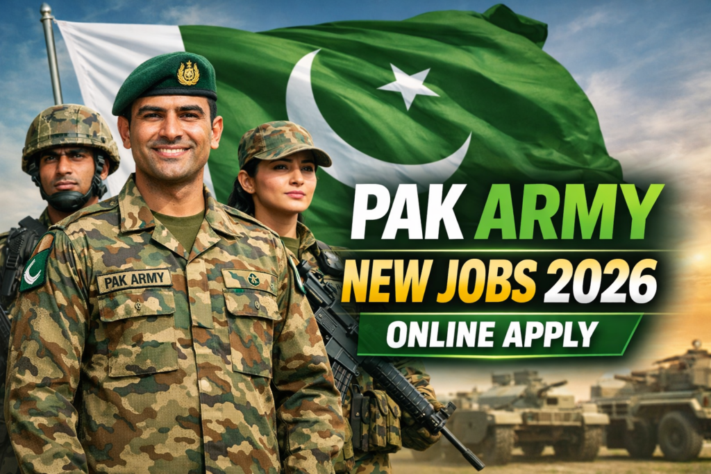 Pak Army New Jobs 2026 Online Apply
