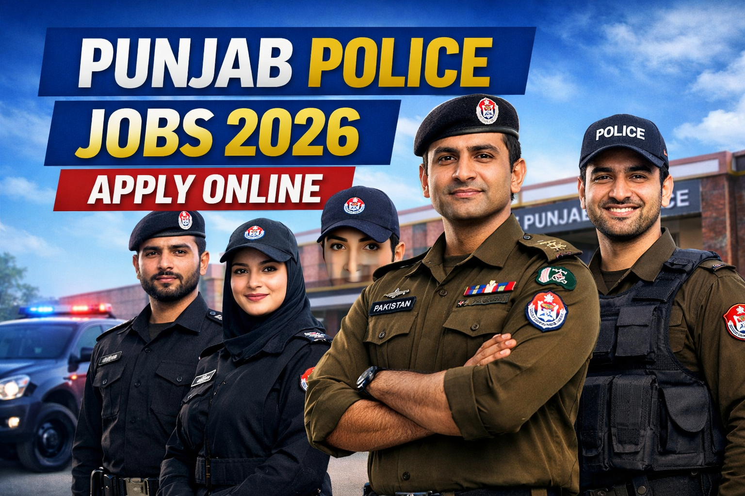 Punjab Police New Jobs 2026 apply online